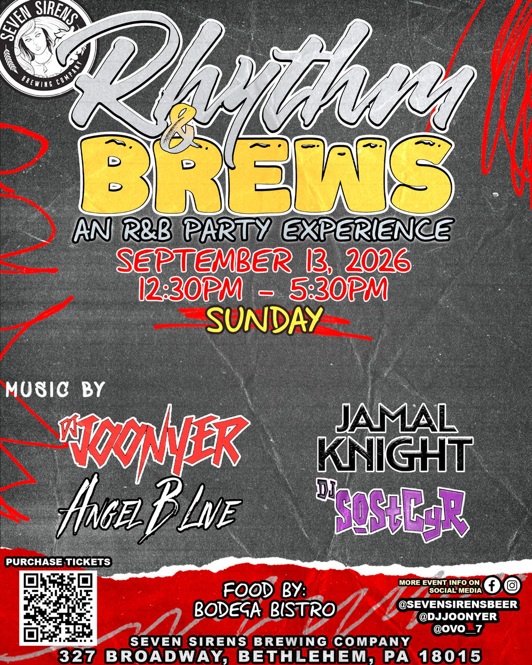 September 13th Rhythm & Brews Brunch
